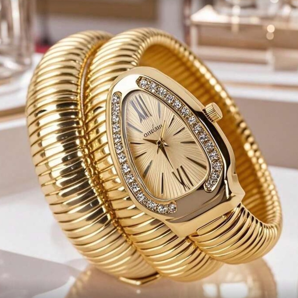 🆕 Snake Wrap Bracelet Watch